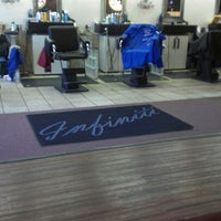 Photo taken at Infinity Barbershop by Wood The Barber on 8/27/2012