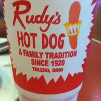 Photo taken at Rudy&amp;#39;s Hot Dog by Savana on 8/3/2012
