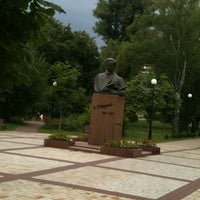 Photo taken at Пам&amp;#39;ятник Миколі Островському by Jaroslaw L. on 7/16/2012