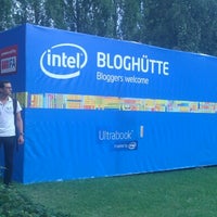 Photo taken at Intel Bloghütte @ IFA 2012 by Tom L. on 9/2/2012