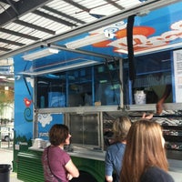 Photo taken at Food Trucks Wednesdays at The Stove Works by ed p. on 5/9/2012