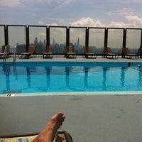 Photo taken at Hawthorne House Rooftop Pool by Ronnie S. on 8/8/2011