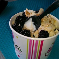 Photo taken at Sweet CeCe&amp;#39;s Frozen Yogurt and Treats by Steven P. on 3/20/2012