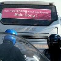 Photo taken at Busway Koridor 6 : Ragunan - Dukuh Atas by Yohanes D. on 3/2/2012