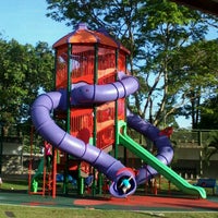 Photo taken at Children Playground @ Choa Chu Kang Park by Zie S. on 1/15/2012