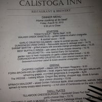 Photo taken at Calistoga Inn Restaurant &amp;amp; Brewery by Jamie L. on 8/11/2012