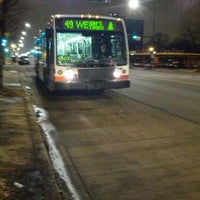 Photo taken at CTA Bus Stop #49 Western &amp;amp; Iowa by Colleen D. on 1/27/2012