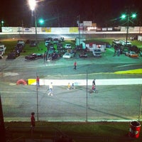 Photo taken at Wake County Speedway by Christian K. on 6/9/2012