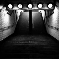 Photo taken at Métro Place Monge [7] by Riad F. on 1/28/2012
