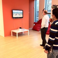 Photo taken at Monsterboard HQ Wii Tennis Court by Rick H. on 2/24/2011
