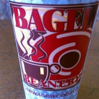 Photo taken at Bagel Beanery by Cathy 🍷 on 9/17/2011