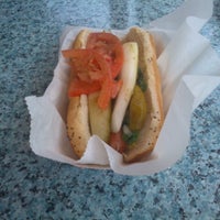 Photo taken at Morrie O&amp;#39;Malley&amp;#39;s Hot Dogs by ethan g. on 7/25/2012