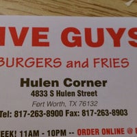 Photo taken at Five Guys by Whitney S. on 7/10/2012