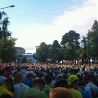 Photo taken at Helsinki City Marathon by Rasmus S. on 8/20/2011