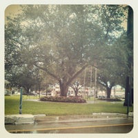 Photo taken at Miami Springs Circle Park by Mr G. on 9/6/2012