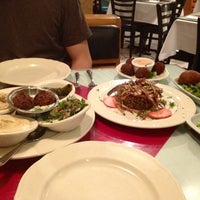 Photo taken at Khoury&amp;#39;s Mediterranean Restaurant by Ang on 1/16/2012