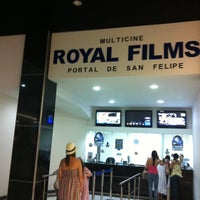 Photo taken at Royal Films Multicine Portal de San Felipe by Carlos D. on 4/6/2012