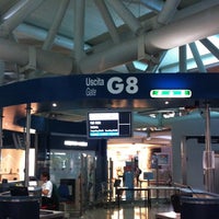 Photo taken at Gate E38 by Valeria B. on 9/3/2012