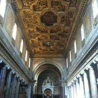 Photo taken at Basilica di San Crisogono by Carlo B. on 3/27/2012