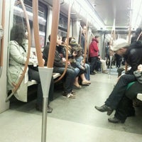 Photo taken at Metro Line 5 (MIVB / STIB) by Arian B. on 5/5/2012