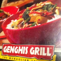 Photo taken at Genghis Grill by Karen A. on 4/27/2012