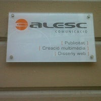 รูปภาพถ่ายที่ Alesc Comunicació โดย Lidia เมื่อ 3/29/2012