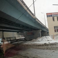 Photo taken at Мост над Воротынской by Олег Ф. on 2/26/2012