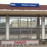 Photo taken at Metra - Western Avenue by Mary Ann K. on 8/14/2011