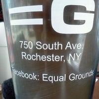 Photo taken at Equal Grounds Coffeeshop &amp;amp; Books by Nate E. on 8/26/2011