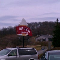 Photo taken at Dip Dog Stand by Mike M. on 2/18/2012