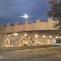 Photo taken at Belmont Ave Underpass Mural by Diane J. on 5/26/2012