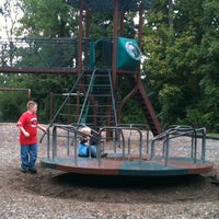 Photo taken at University Playground by Charity J. on 9/5/2011