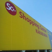 Photo taken at Shopping centar Karaburma by Kimi B. on 9/4/2012