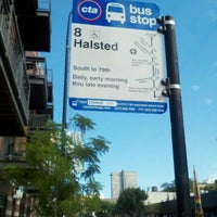 Photo taken at CTA Bus Stop - Halsted And Cornelia by Fredo A. on 9/4/2011