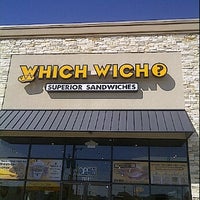 Photo taken at Which Wich? Superior Sandwiches by Chris on 10/5/2011
