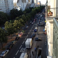 Photo taken at Avenue de Flandre by Andreia R. on 7/8/2012