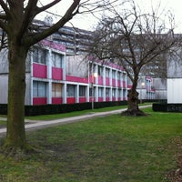 Photo taken at Studentenwijk Campus Etterbeek by Martijn K. on 3/13/2012