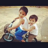 Photo taken at Playground Beside 388A by Paulo C. on 9/9/2012