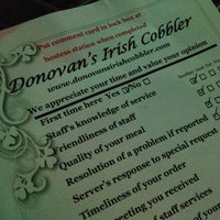 Photo prise au Donovan&amp;#39;s Irish Cobbler par Tessa B. le8/9/2012