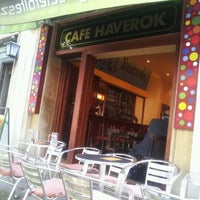 Photo taken at Cafe Haverok by Kolos Hádész G. on 6/17/2011