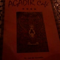 Photo taken at Agadir Café by Vincent L. on 4/29/2011
