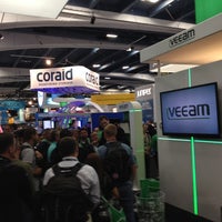 Photo taken at Veeam Software Booth at VMworld by Jose M. on 8/26/2012