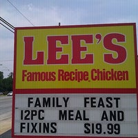 Photo taken at Lee&amp;#39;s Famous Recipe Chicken by Michael L. on 5/23/2011