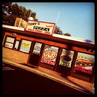 Photo taken at Tony&amp;#39;s Pizza by Domenick Raymond on 7/15/2011