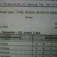 Ruang A Stikom Bandung Jl Phh Mustofa No72 Bandung Jawa Barat