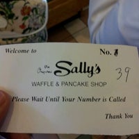 Photo taken at Sally&amp;#39;s Pancake and Waffle House by Shane G. on 5/13/2012