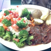 Photo taken at Leonor&#39;s Mexican Vegetarian Restaurant by Melody d. on 8/23/2012
