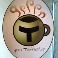 Photo taken at Green T Coffee Shop by Katie J. on 3/2/2012