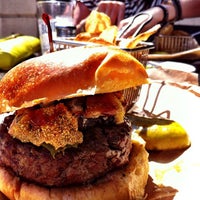 Photo taken at Soho Burger Bar by Joe D. on 9/5/2012