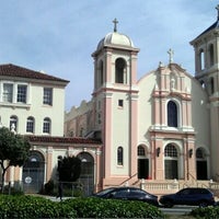 Photo taken at St. Monica&#39;s Catholic Church by Michael Y. on 4/3/2012